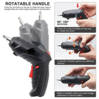 47-in-1 Cordless Battery Drill and Screwdriver Set for Precise DIY Work