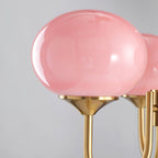 Alora Marshmallow Glam Lustr S Bledě Růžovým Sklem