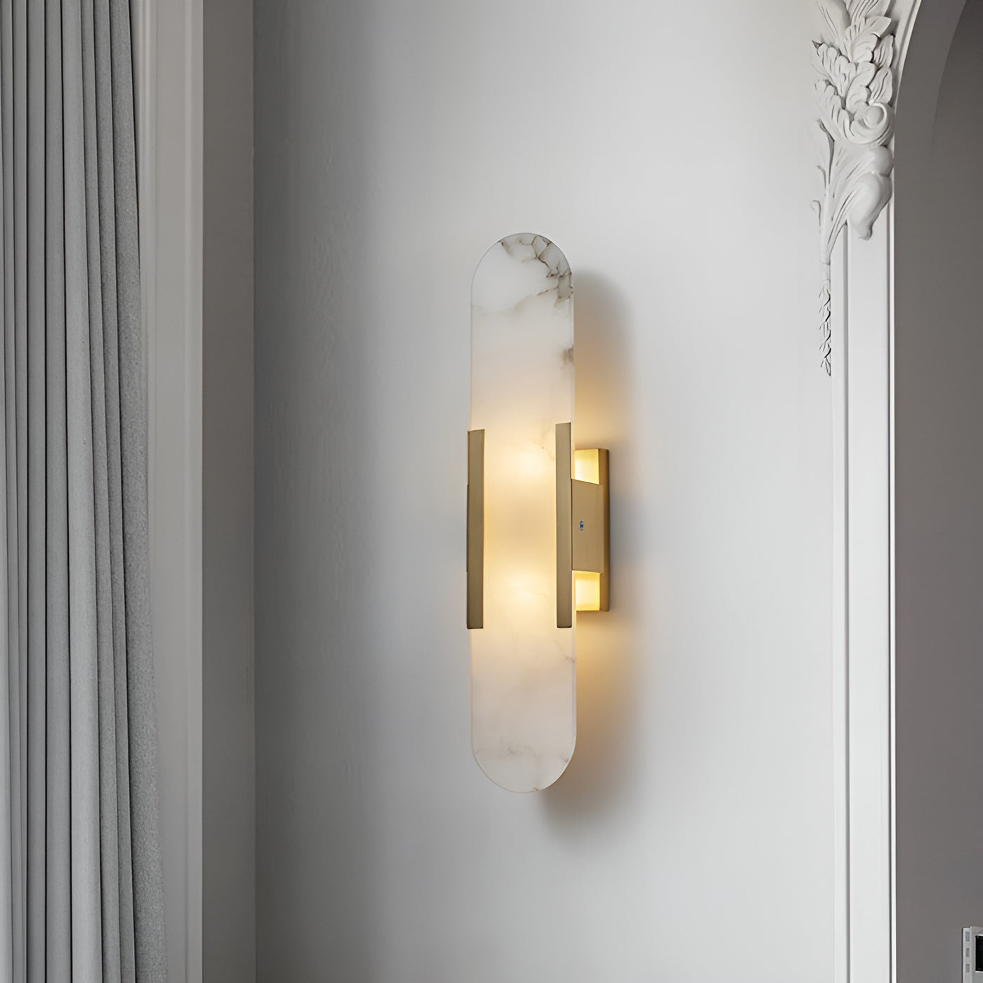 Lunara Alabaster Wall Sconce With Soft Gentle Warm Glow