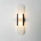 Nástěnná lampa Lunara Alabaster s jemným teplým světlem