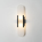 Nástěnná lampa Lunara Alabaster s jemným teplým světlem