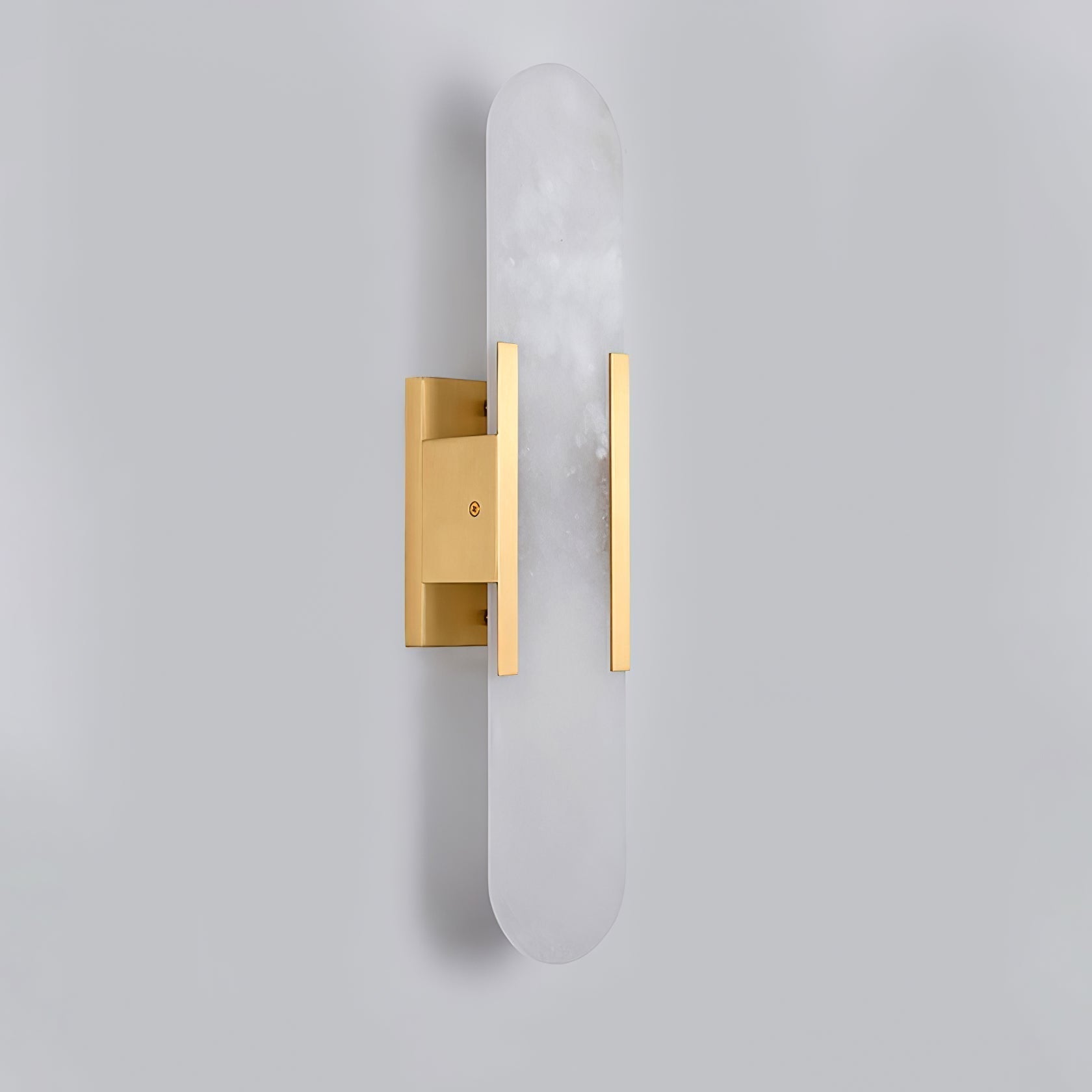 Nástěnná lampa Lunara Alabaster s jemným teplým světlem