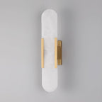 Nástěnná lampa Lunara Alabaster s jemným teplým světlem