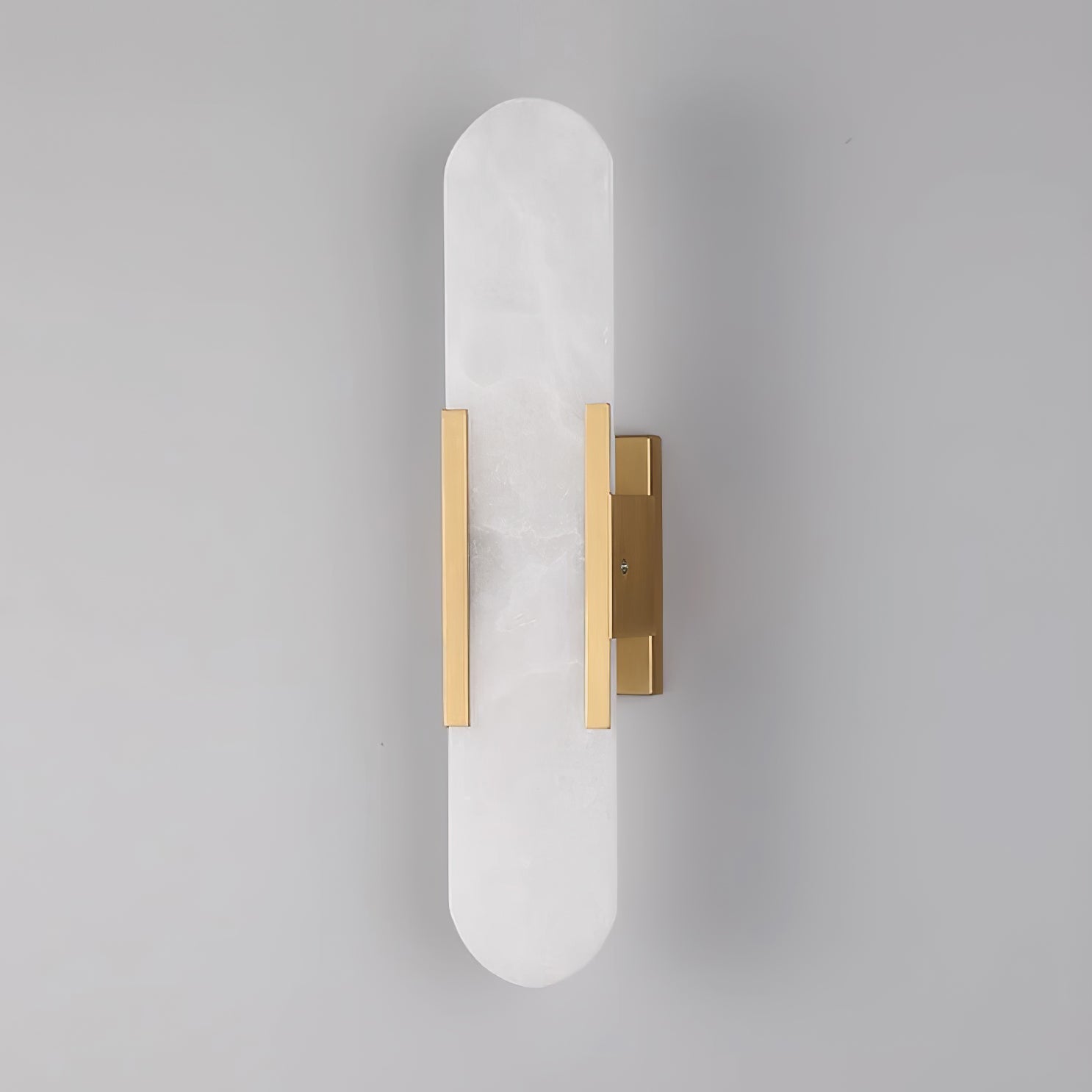Nástěnná lampa Lunara Alabaster s jemným teplým světlem