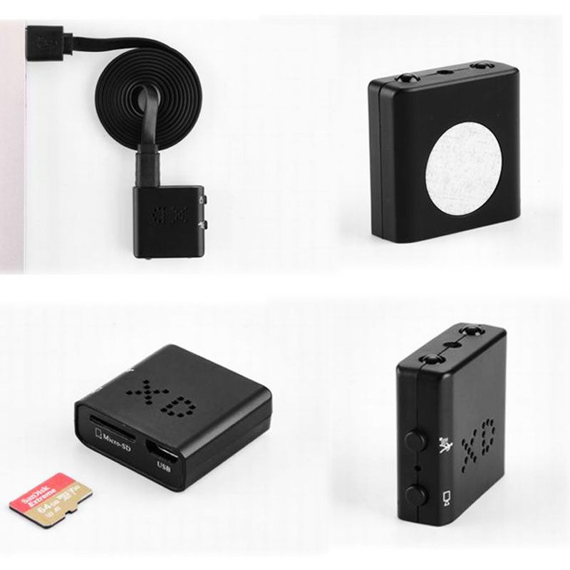 LuminaKey Nano 1080P Spionkamera med Natvision og Lyd