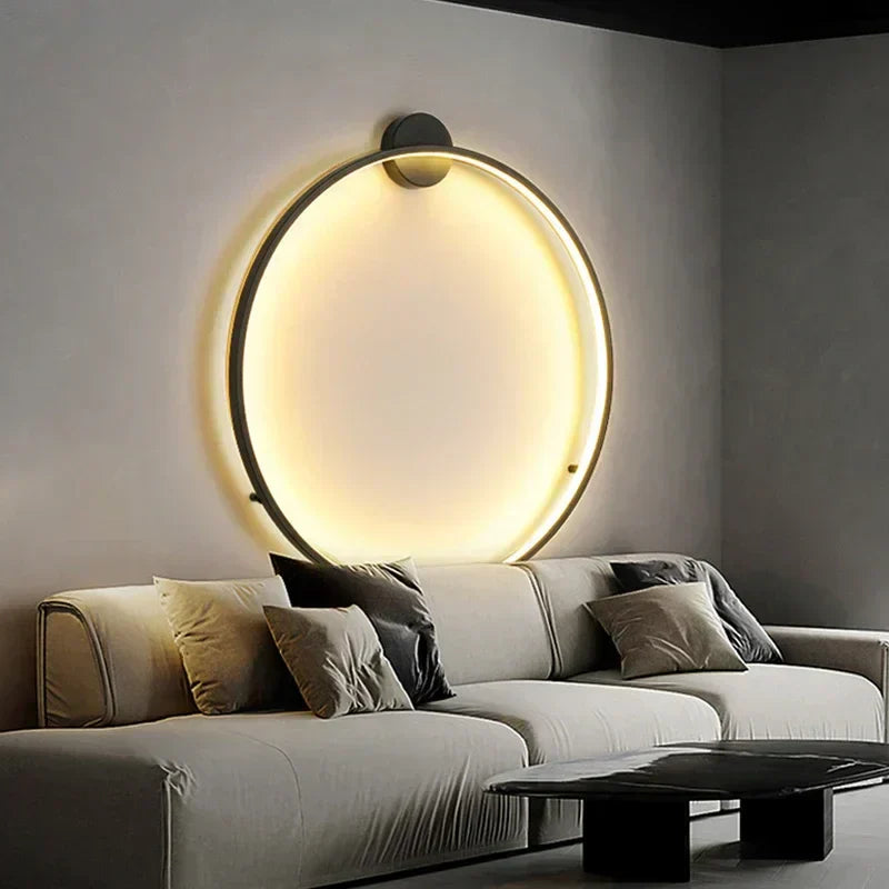 NovaLine Circular Wall Light Featuring Minimal Ring Design