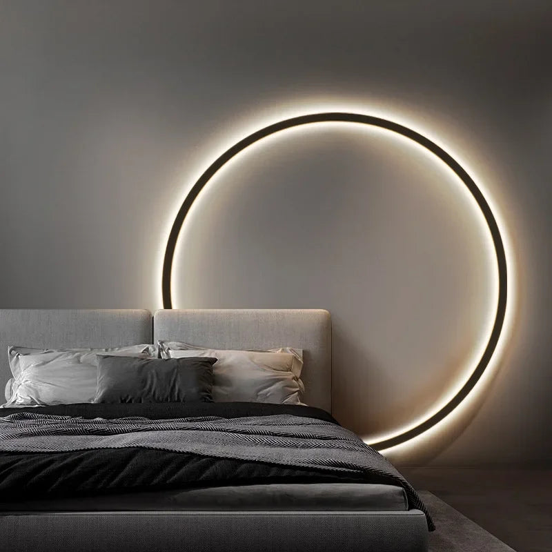 NovaLine Circular Wall Light Featuring Minimal Ring Design