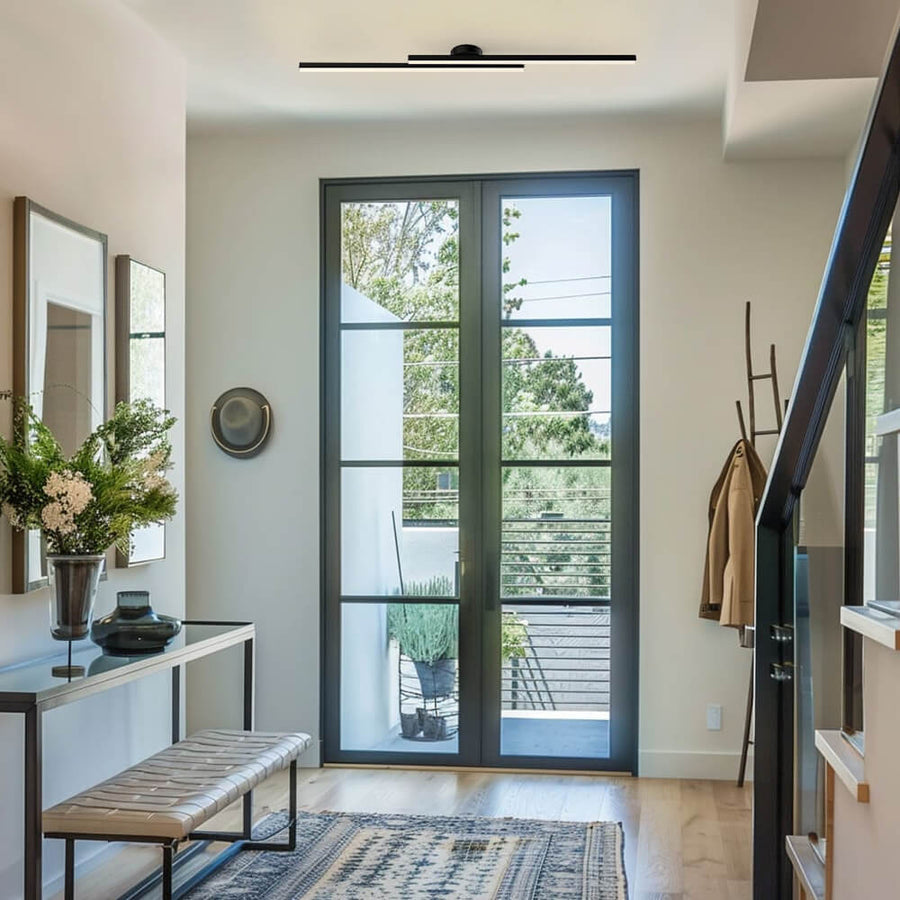 Minimalist Aluminum LED Ceiling Light By LumenVale For Living Rooms Design