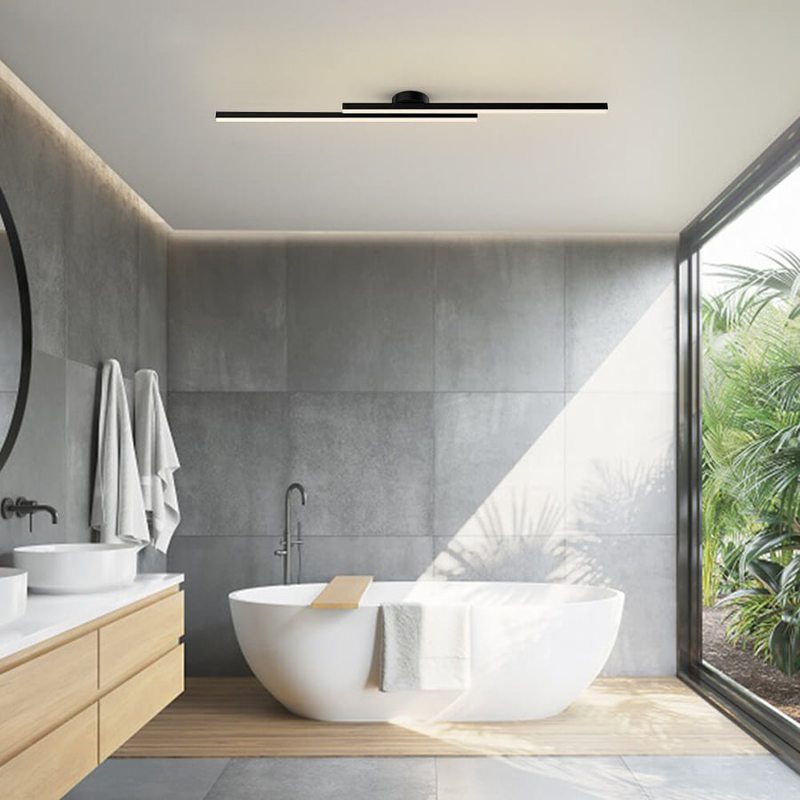 Minimalist Aluminum LED Ceiling Light By LumenVale For Living Rooms Design