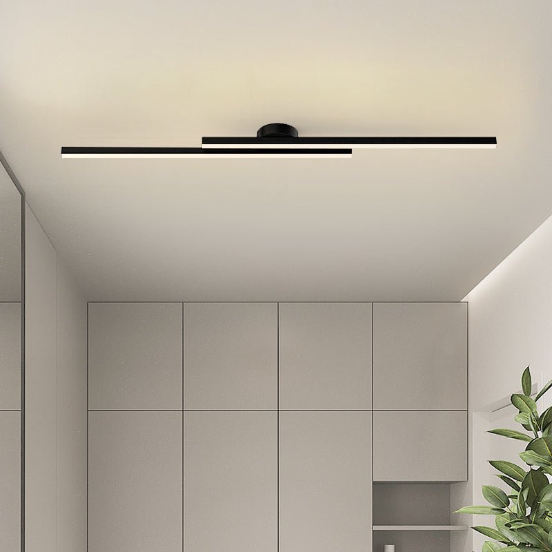 Minimalist Aluminum LED Ceiling Light By LumenVale For Living Rooms Design
