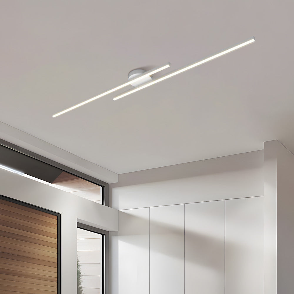 Minimalist Aluminum LED Ceiling Light By LumenVale For Living Rooms Design
