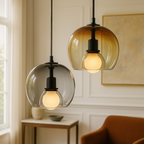 LumaNest Pendant Light With Soft Glow LED Or Edison Bulbs