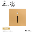 LumaNest Subtle Recessed LED Wall Fixture For Hallways And Stairs
