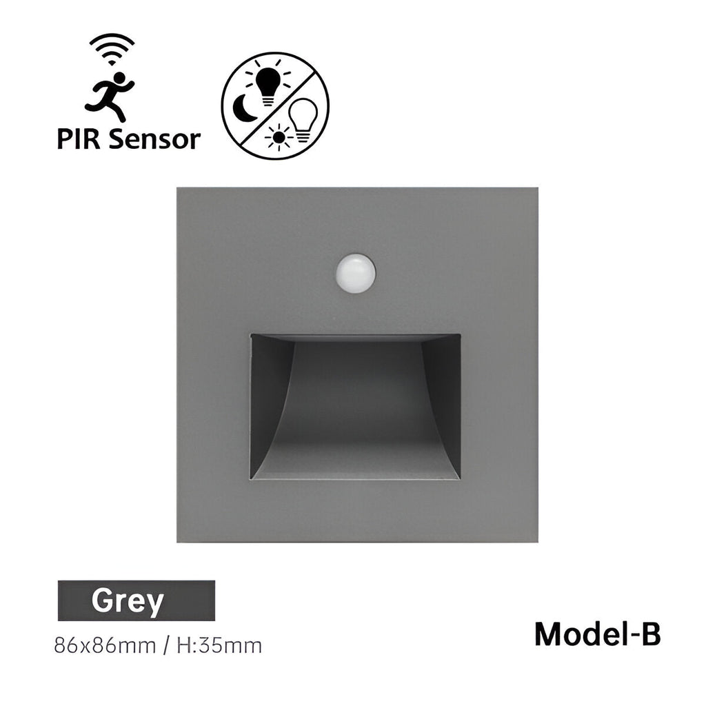 LumaNest Subtle Recessed LED Wall Fixture For Hallways And Stairs