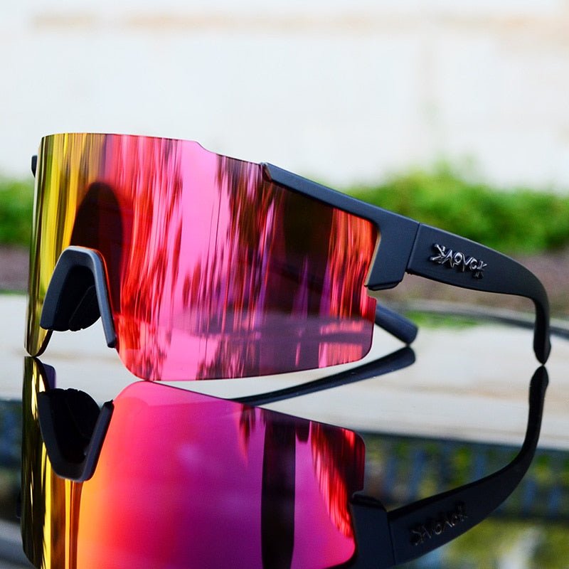 ReflectRide Fahrradsonnenbrille mit verspiegelten Gläsern für Geschwindigkeit