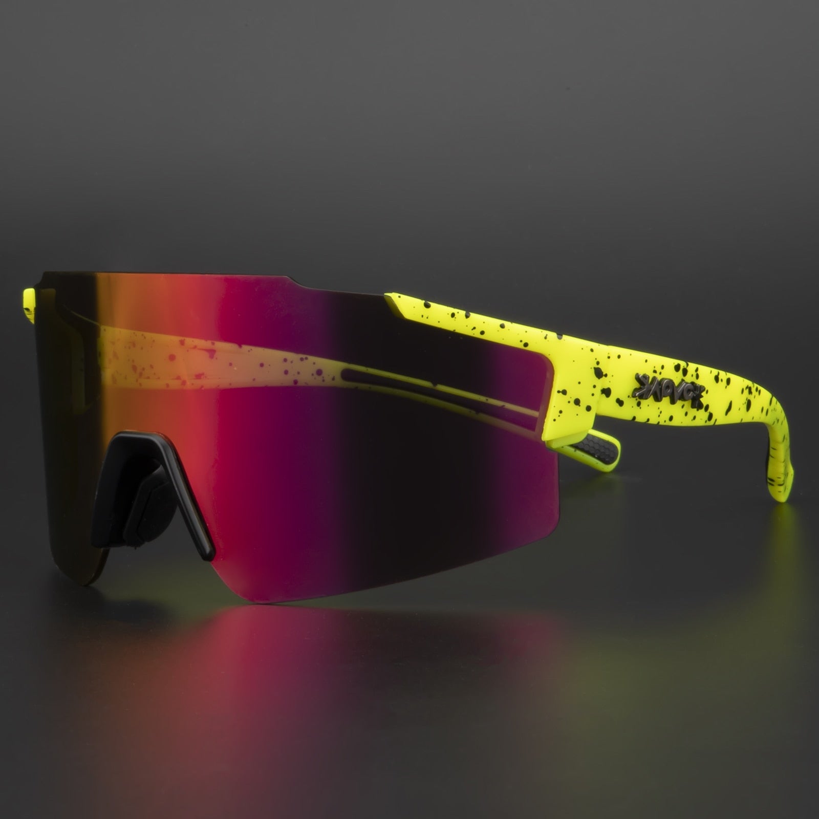 ReflectRide Fahrradsonnenbrille mit verspiegelten Gläsern für Geschwindigkeit