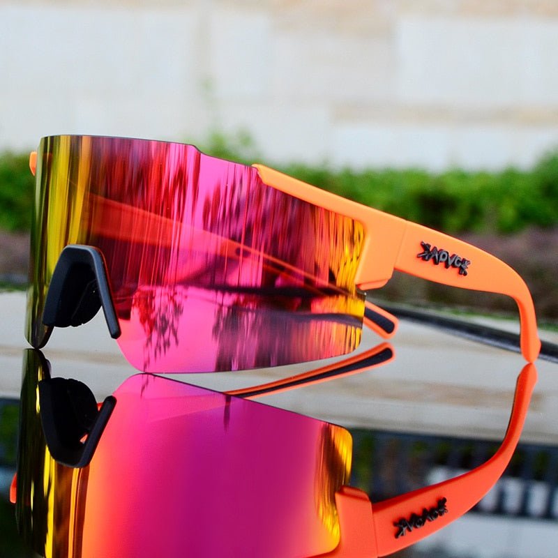 ReflectRide Fahrradsonnenbrille mit verspiegelten Gläsern für Geschwindigkeit