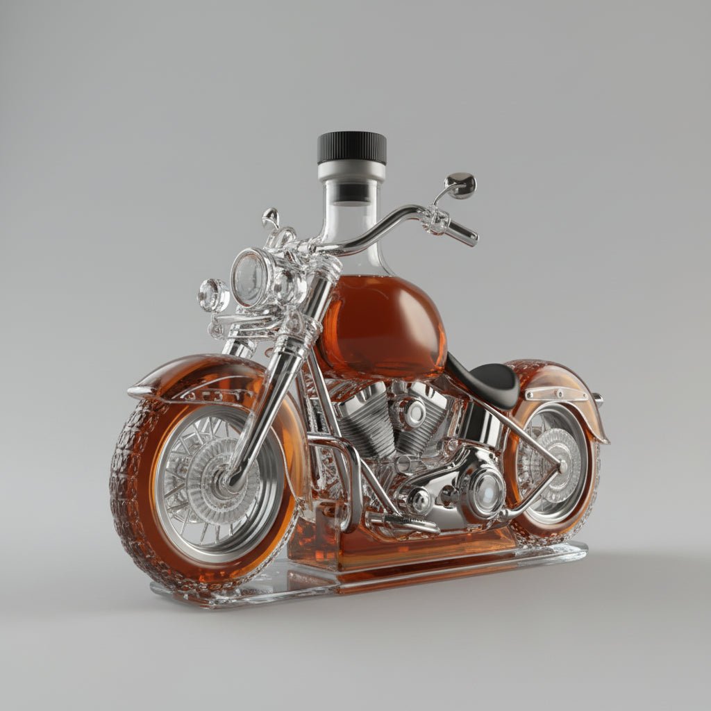 Decantador de Whisky Artesanal V-Twin para Bar em Casa