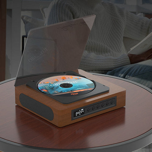 NovaRetro Vintage Bluetooth cd-speler met USB- en C-poort editie