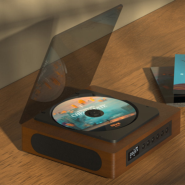 Lecteur rétro Aurora USB C Bluetooth CD pour votre installation audio domestique