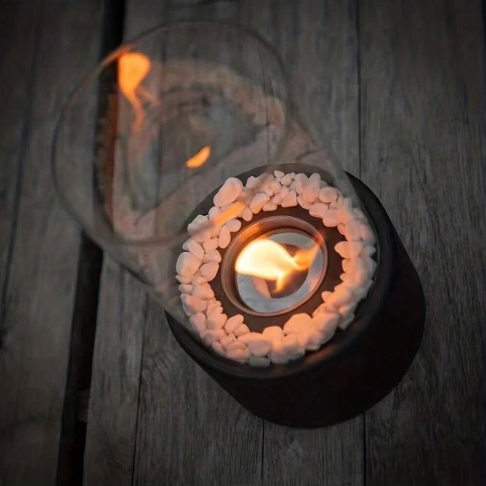 Lumora Classic olejová lampa s otevřeným plamenem do obývacích pokojů