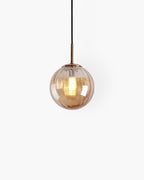 VeraLux Amber Glass Light With Subtle Vintage Glow For Any Ceiling