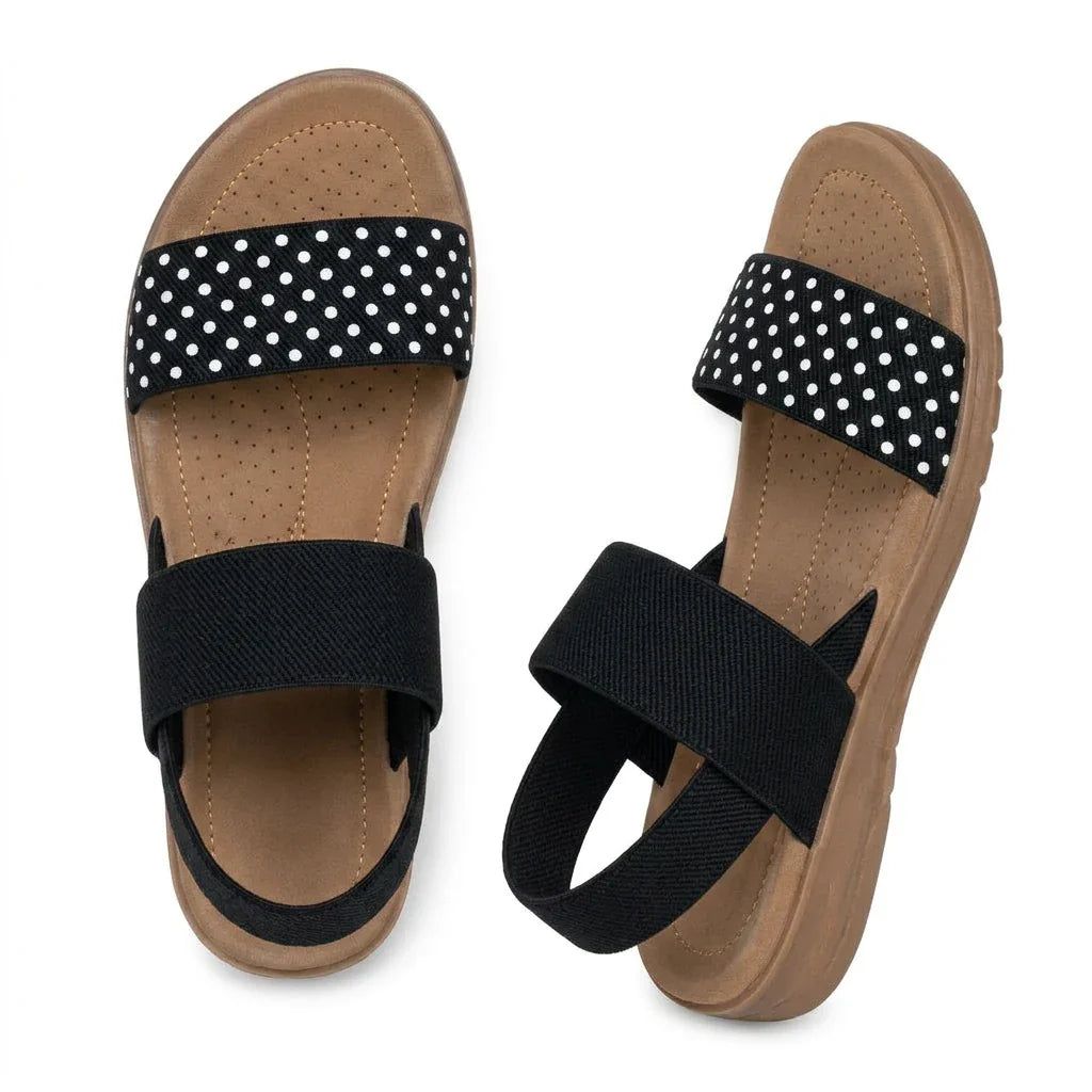 Stretch Elastic Sandals – Lightweight Slip-On for Walking and Travel
