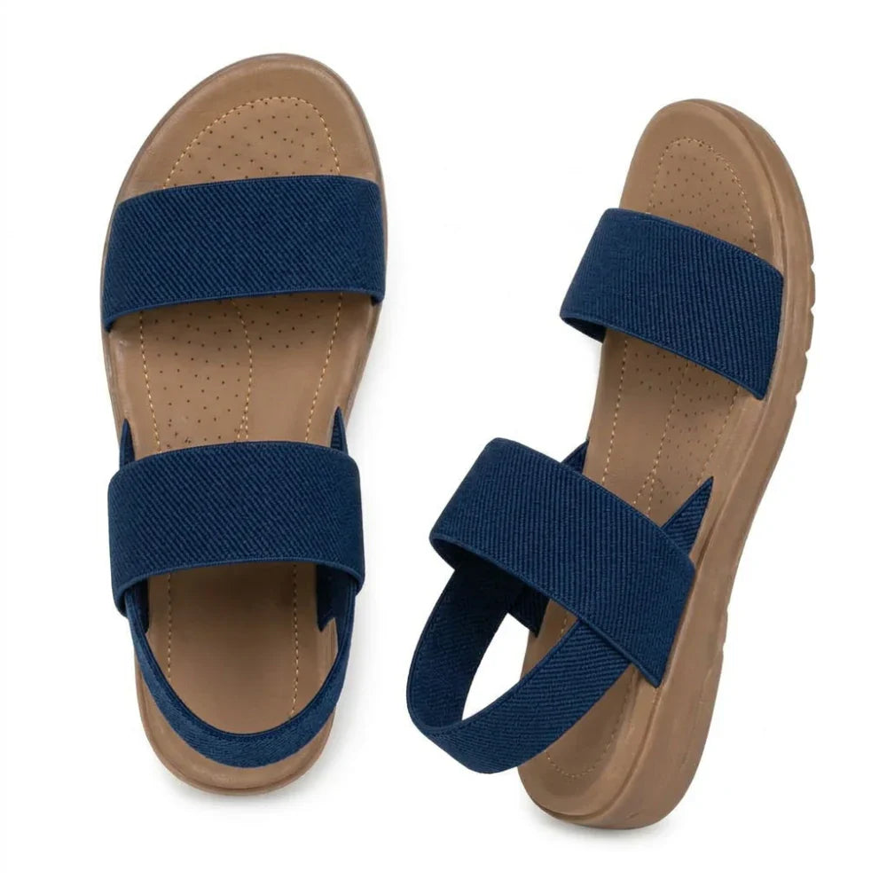 Stretch Elastic Sandals – Lightweight Slip-On for Walking and Travel