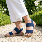 Stretch Elastic Sandals – Lightweight Slip-On for Walking and Travel