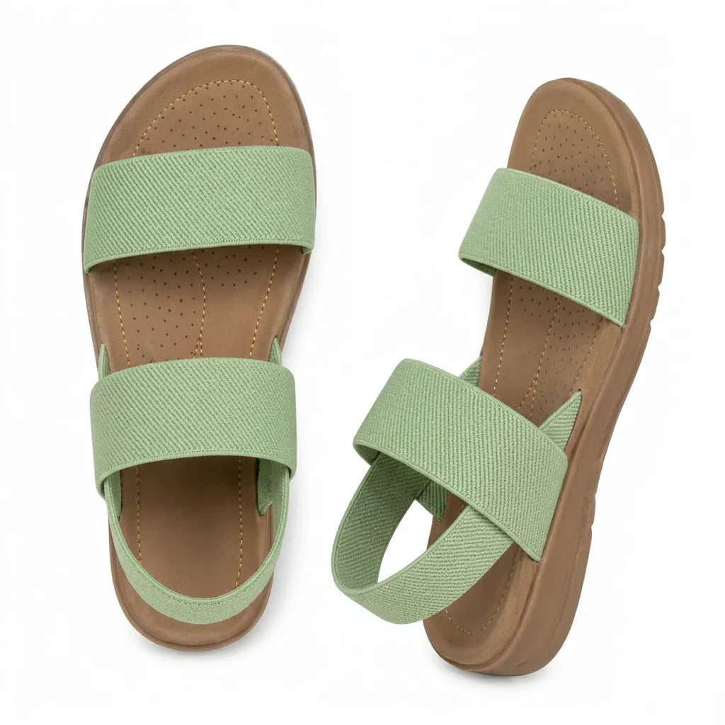 Stretch Elastic Sandals – Lightweight Slip-On for Walking and Travel