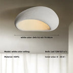 Lampa de tavan Wabi Sabi oferă o lumină ambientală blândă pentru locuințe moderne