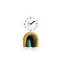 LumenArc Nordic Arch Table Clock In Two Finishes Sleek Style
