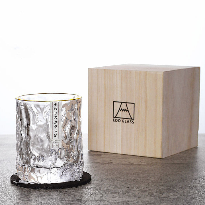 Seiren Glacier Whiskyglas i Edo Kiriko-stil udgave