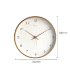 Orologio in legno massiccio Luxwood con movimento silenzioso per ogni ambiente