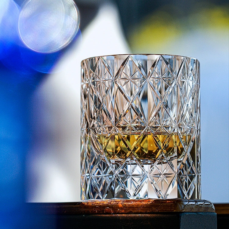 Hoshira Whisky-lasi Celestial, käsintehty puisessa laatikossa