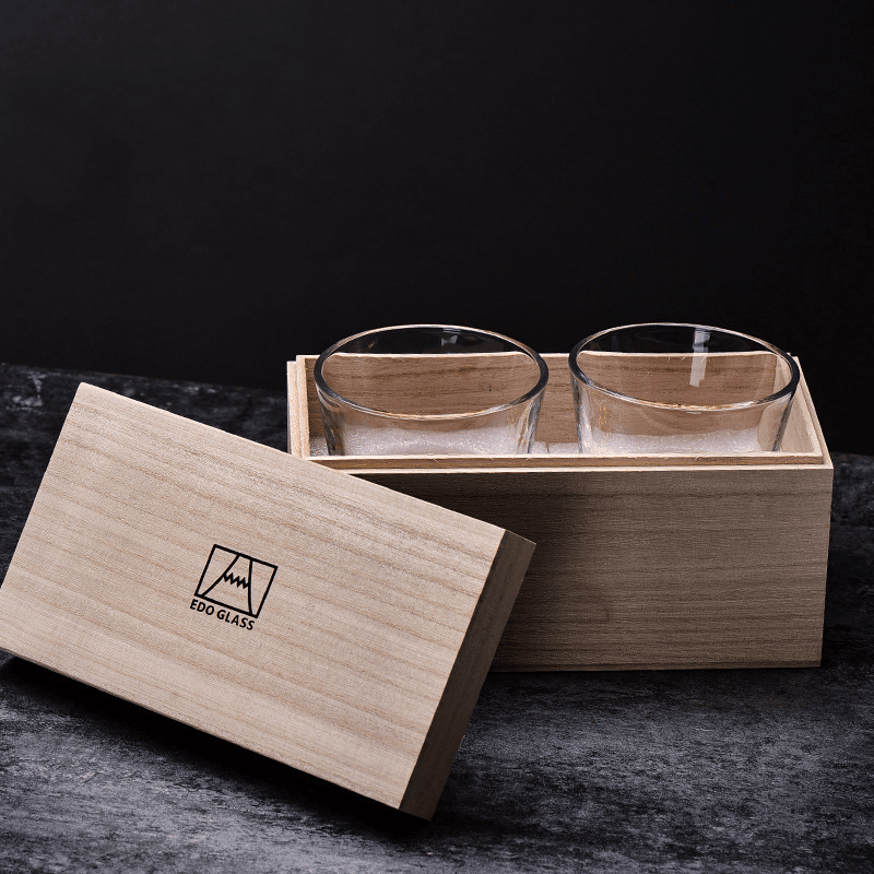 Chamvin Aiko Kiriko Edo Craft Edition Whisky Glass Set