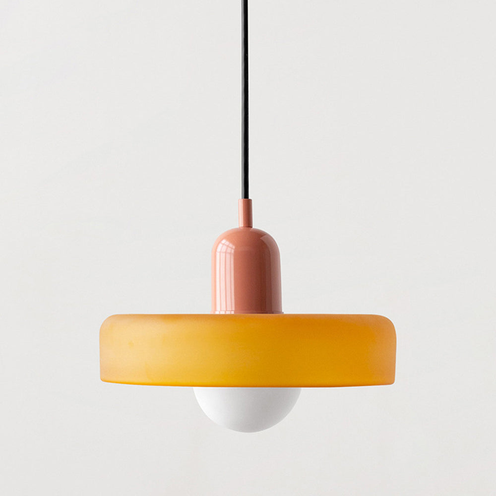 Bauhaus Aurelo Colored Glass Pendant Light For Dining Rooms