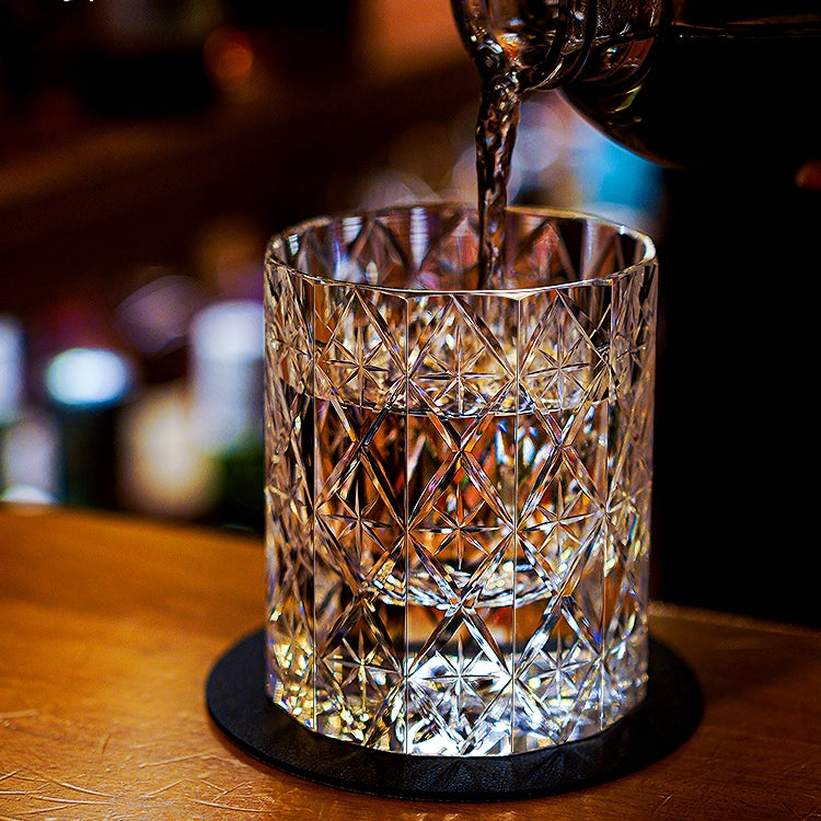 Hoshira Whisky Glass Celestial Handcrafted In Wooden Box