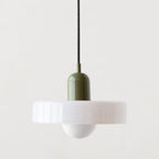 Liora Bauhaus Glass Pendant Light With Height Adjustment