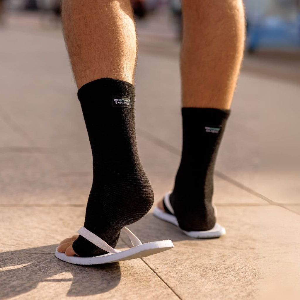 Comfort Bamboo Foot Sleeves for Daily Foot Support and Relief