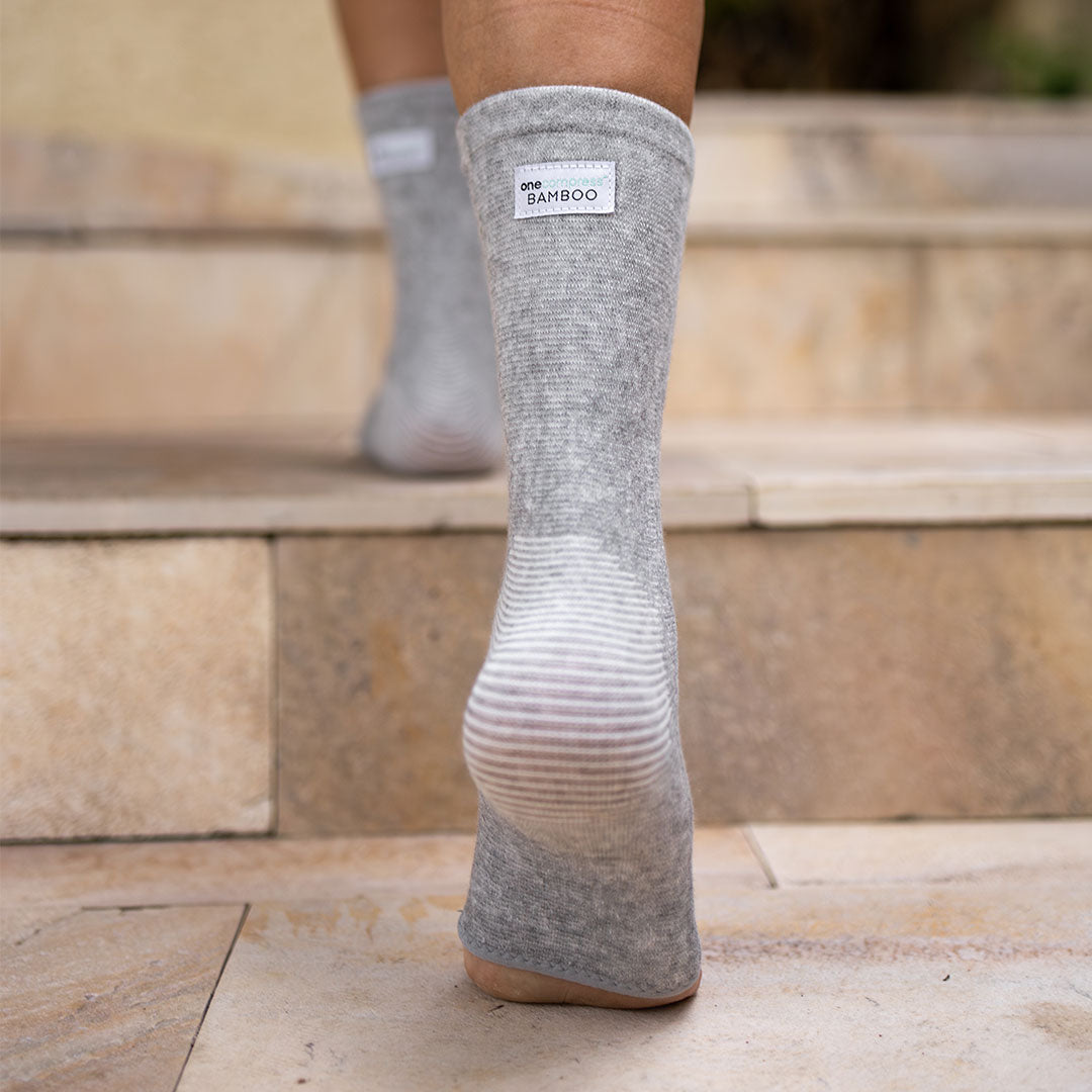 Comfort Bamboo Foot Sleeves for Daily Foot Support and Relief
