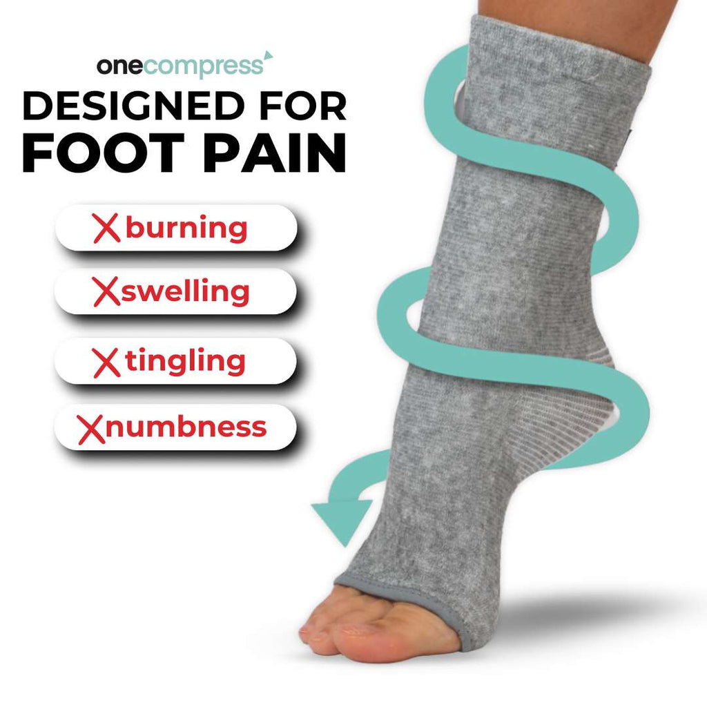 Comfort Bamboo Foot Sleeves for Daily Foot Support and Relief