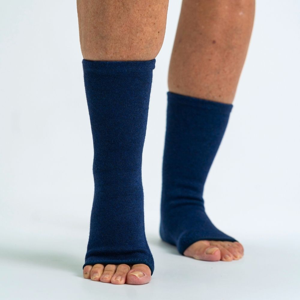 Comfort Bamboo Foot Sleeves for Daily Foot Support and Relief
