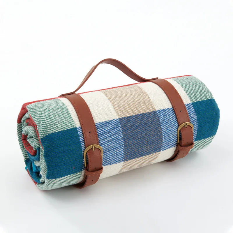 Manta de picnic impermeable y plegable para camping y viajes a la playa