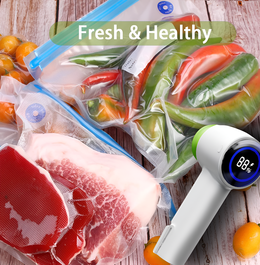 Scelleuse sous vide compacte pour aliments frais et conservation prolongée