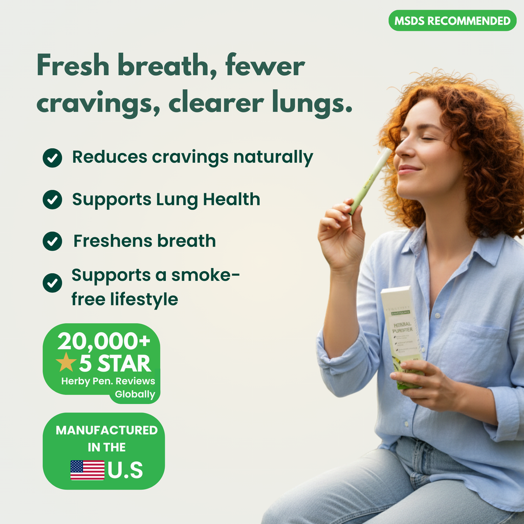 Herbal Respiratory Inhaler For Smoke Cessation And Ritual Use