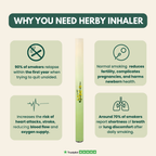 Herbal Respiratory Inhaler For Smoke Cessation And Ritual Use