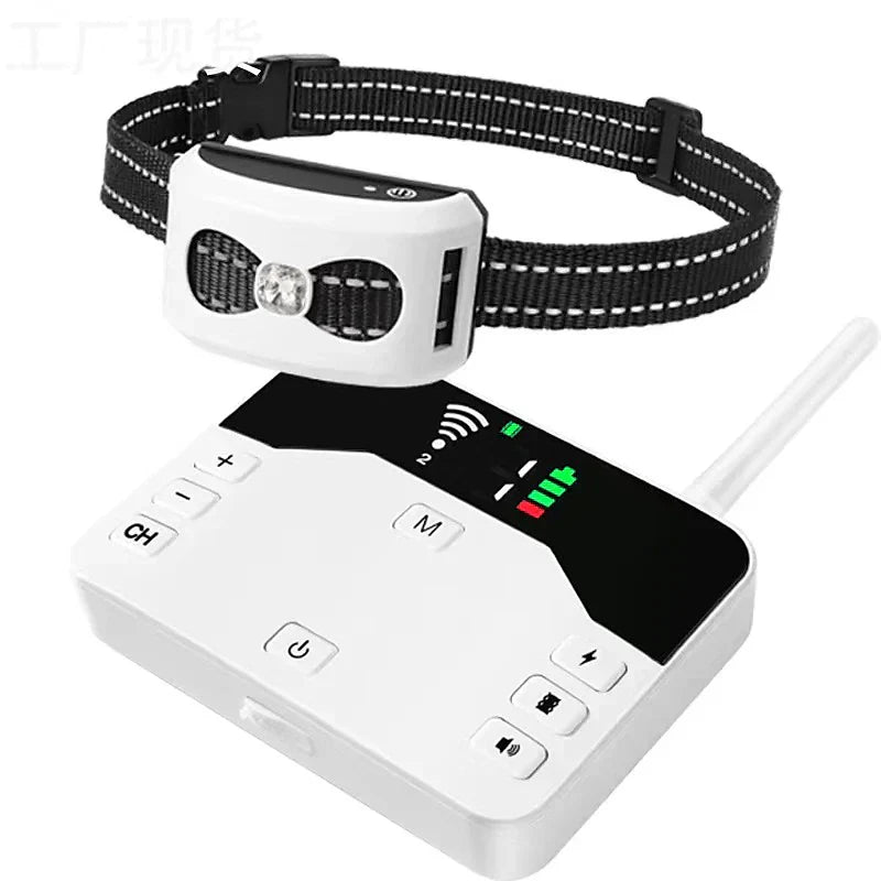 Two-In-One Wireless Fence For Dogs With Outdoor Collar Training