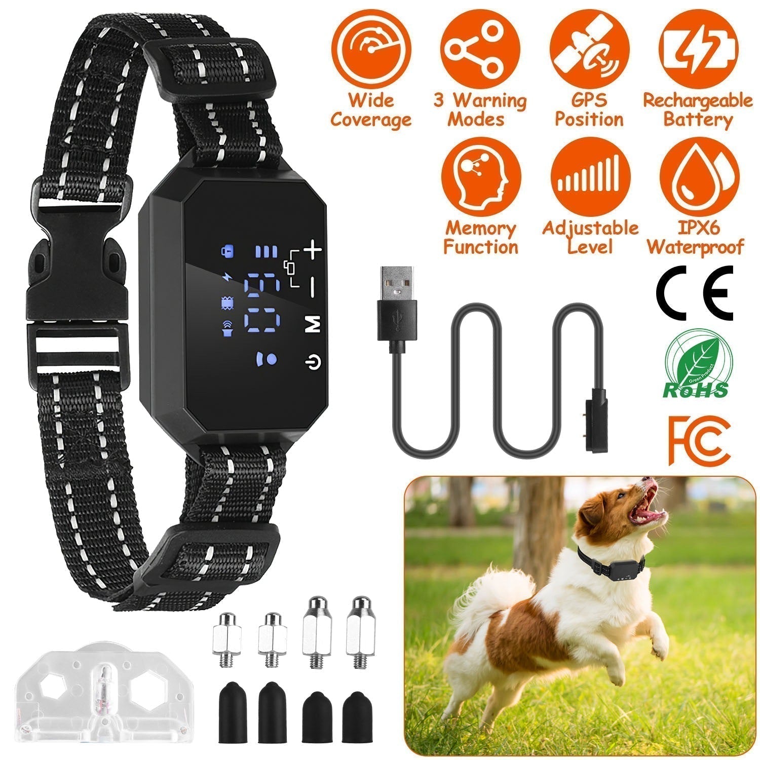 AstraGuard GPS Pro Wireless Dog Fence With 30–1000m Boundary