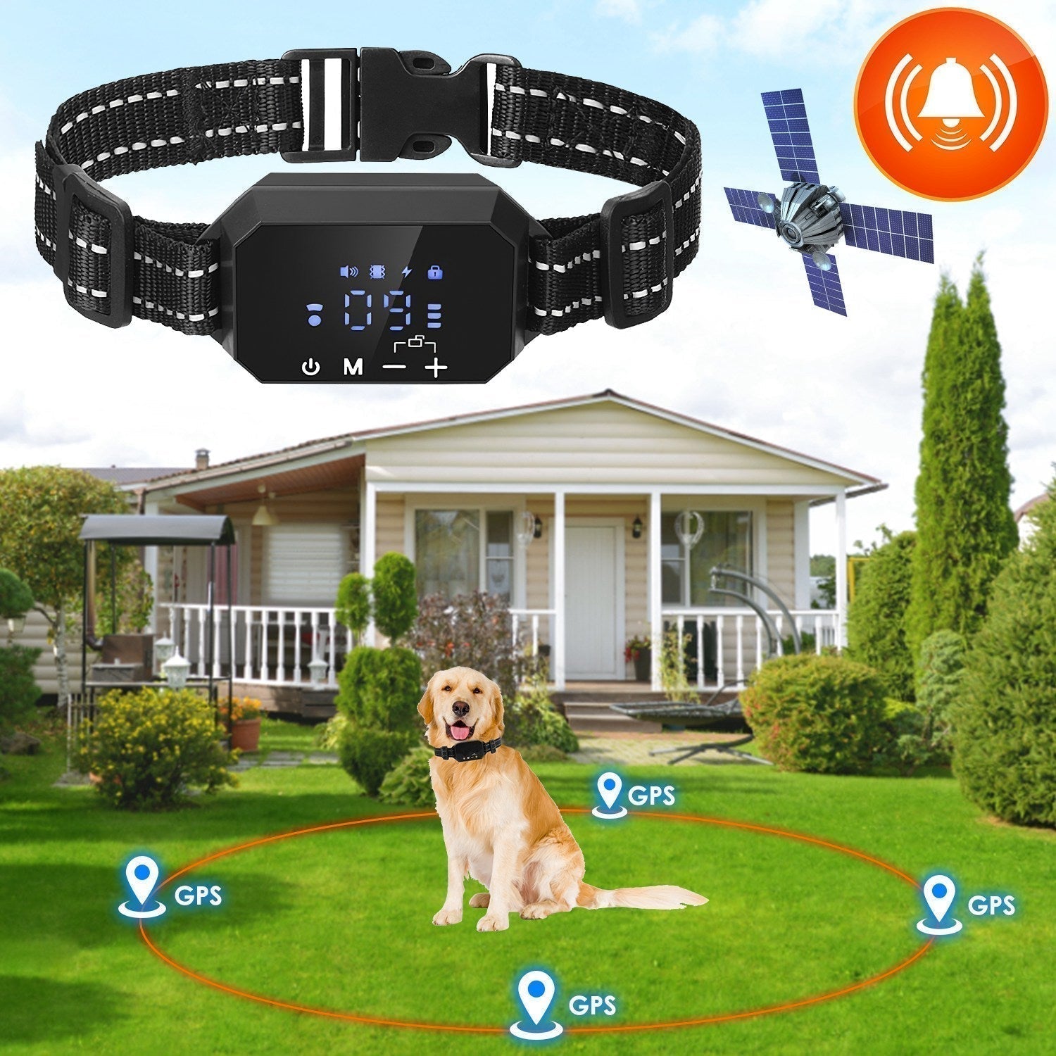 AstraGuard GPS Pro Wireless Dog Fence With 30–1000m Boundary